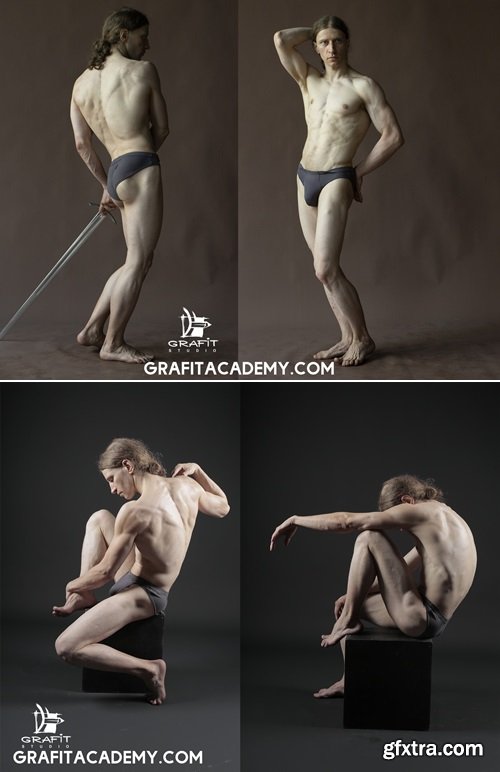 Artstation - 290+ Academic Male Pose Reference Pictures for Artists