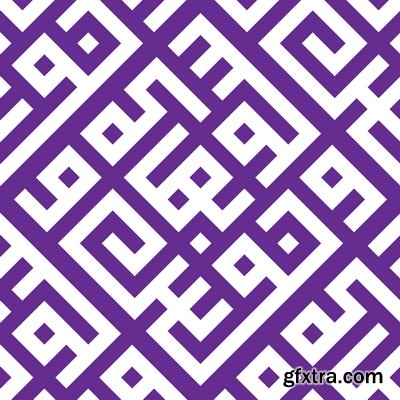 ISLAMIC CALLIGRAPHY - KUFIC STYLE #6, 17xAI ISLAMIC CALLIGRAPHY - KUFIC STYLE #6, 17xAI
