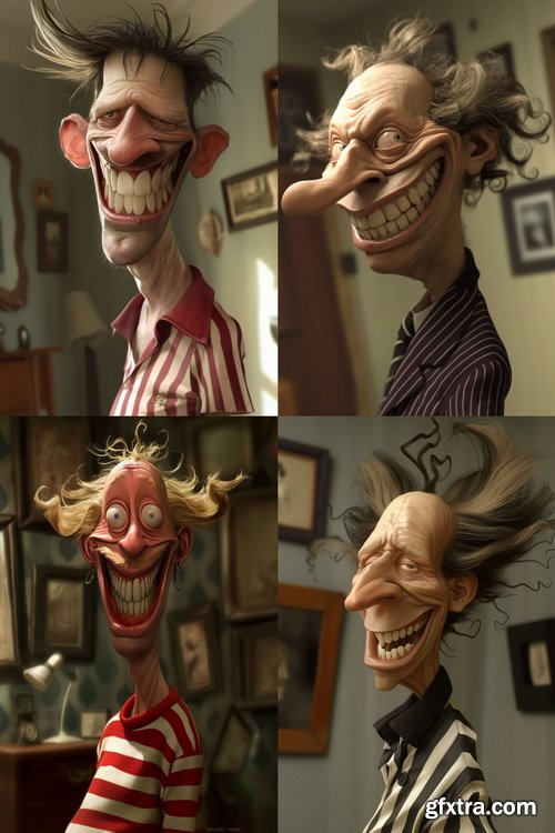 428 Ai Art Prompts for Caricatures Vol 3