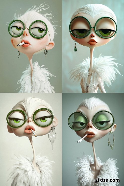 428 Ai Art Prompts for Caricatures Vol 3