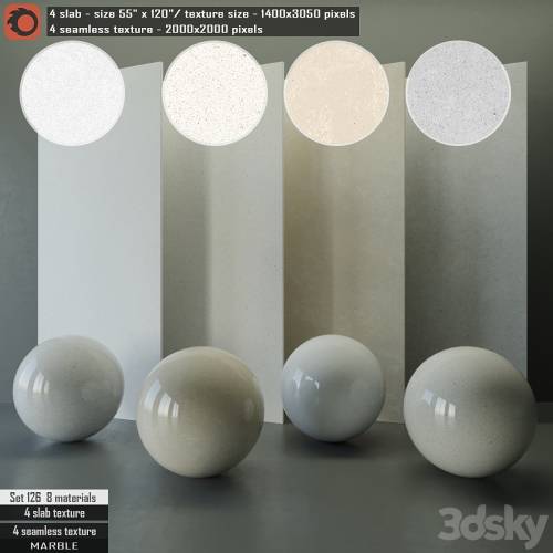 '3dsky Pro - Marble Slab & Seamless texture Set 126' '3dsky Pro - Marble Slab & Seamless texture Set 126'