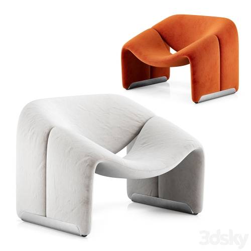 '3dsky Pro - Groovy Lounge Chair Pierre Paulin'