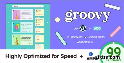 Themeforest - Groovy - Modern & Lightweight Blog for WordPress 42876785 v2.3.0