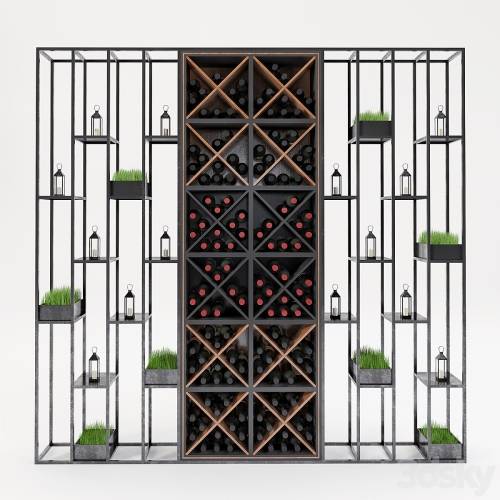 '3dsky Pro - Shelving Wine Station'