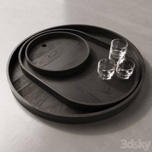 '3dsky Pro - SHAKER TRAYS by norm architects'