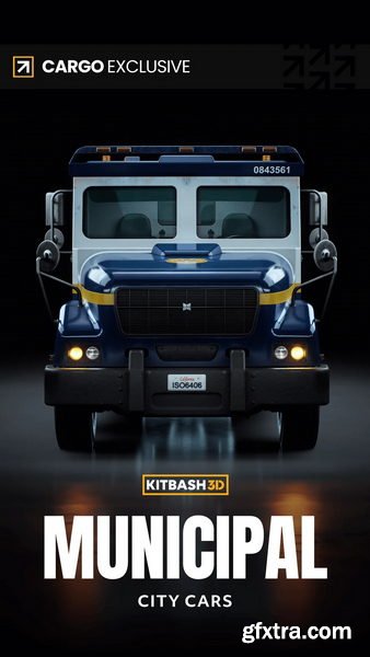 KitBash3D - City Cars: Municipal