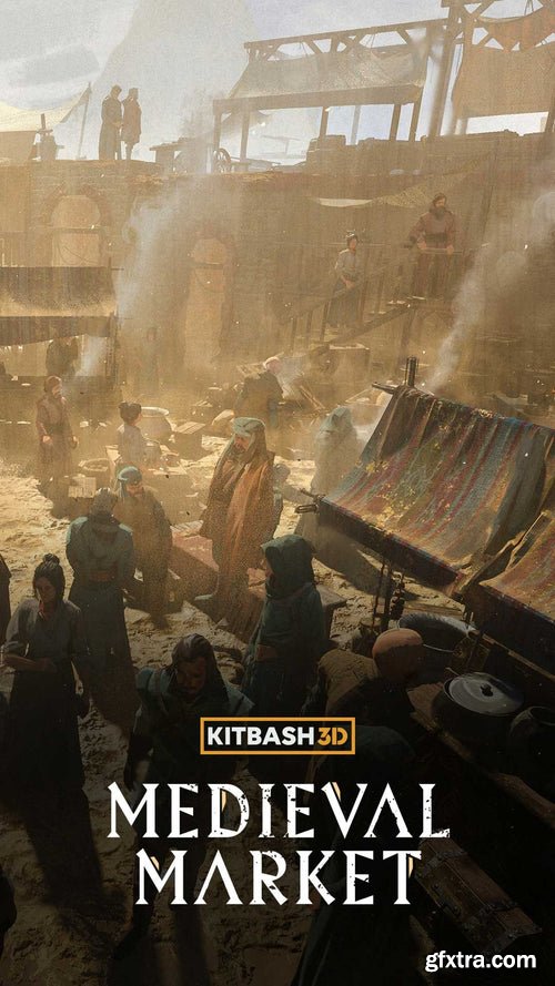 KitBash3D - Medieval Market
