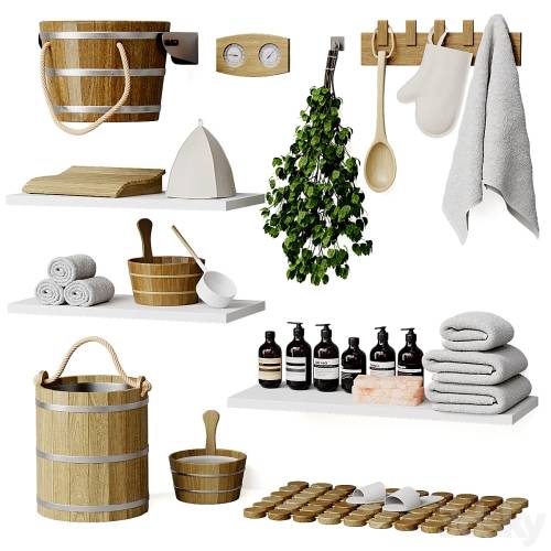 '3dsky Pro - Sauna Set'