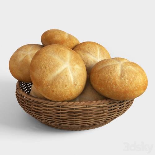 '3dsky Pro - Basket with buns' '3dsky Pro - Basket with buns'