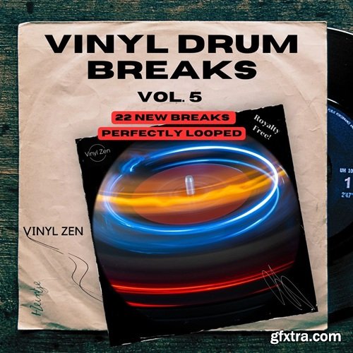 Vinyl Zen Vinyl Drum Breaks Vol 5 (22 Drum Breaks Perfectly Looped)