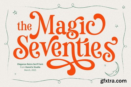 CreativeMarket - Magic Seventies Font