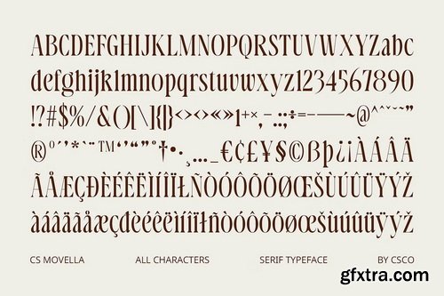 CreativeMarket - CS Movella – Condensed Font