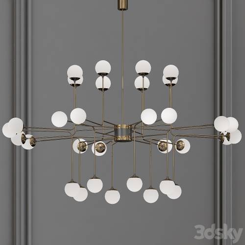'3dsky Pro - Roll & Hill Modo 10 Globe Chandelier' '3dsky Pro - Roll & Hill Modo 10 Globe Chandelier'