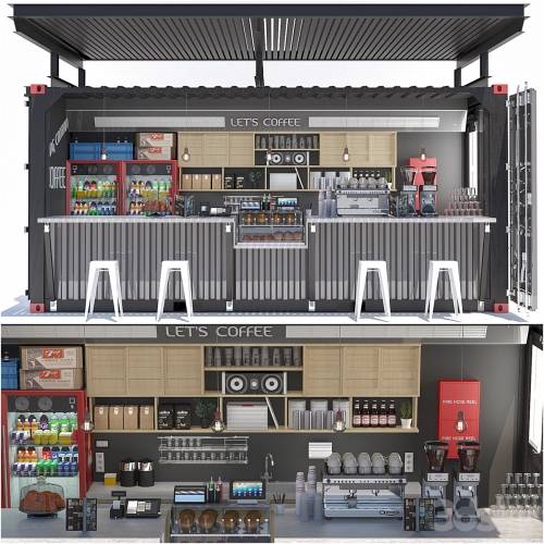 '3dsky Pro - JC Shipping Container Coffee'