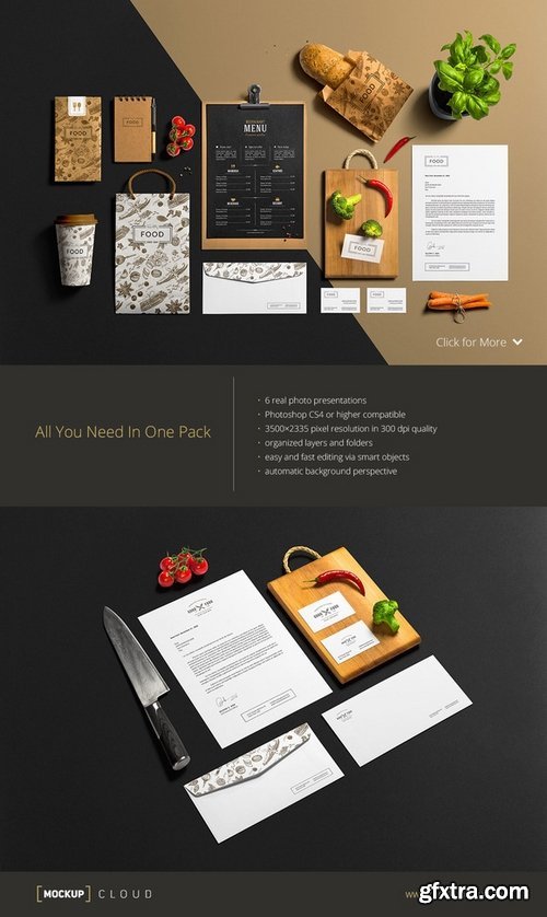 CM - Restaurant & Bar /Stationery Mock-Up 231283