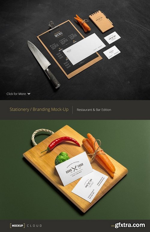 CM - Restaurant & Bar /Stationery Mock-Up 231283