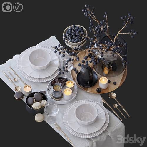 '3dsky Pro - Table setting 46'