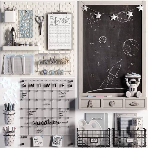 '3dsky Pro - Ikea SKADIS Pegboard for Teenagers and Kids 07' '3dsky Pro - Ikea SKADIS Pegboard for Teenagers and Kids 07'