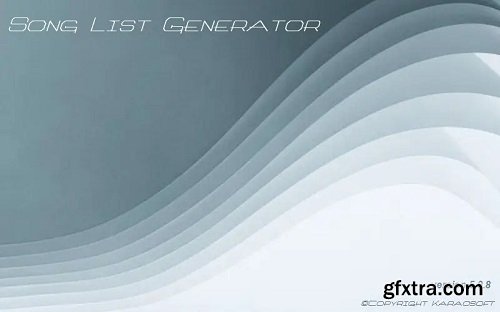 Karaosoft Song List Generator 5.3.3
