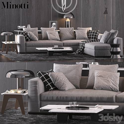 '3dsky Pro - Minotti Set 9'