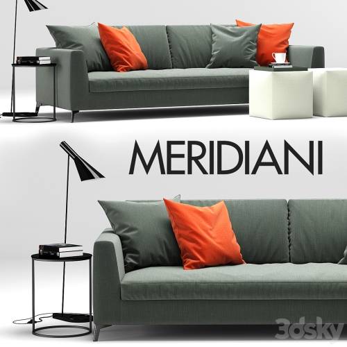 '3dsky Pro - Sofa Louis Up, Meridiani'