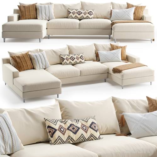 '3dsky Pro - Sloan U-Sectional Sofa'