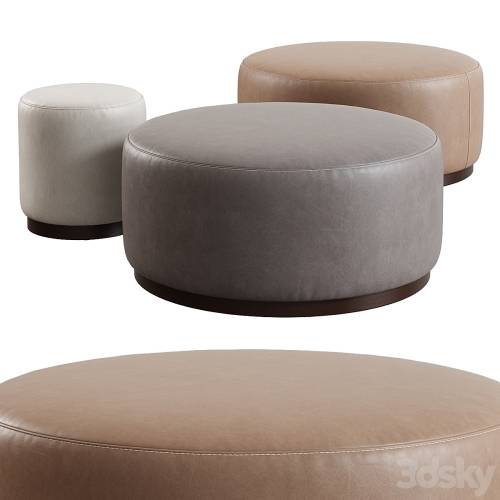 '3dsky Pro - Crate & Barrel / Zoey Ottoman' '3dsky Pro - Crate & Barrel / Zoey Ottoman'