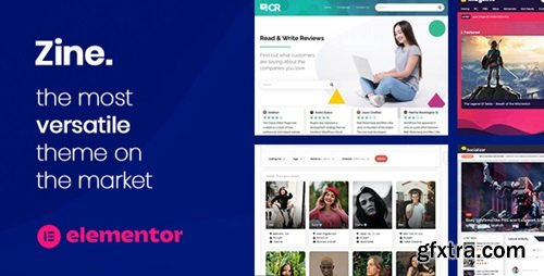 Themeforest - Zine - Website Builder - WordPress Elementor Theme 33098719 v2.23