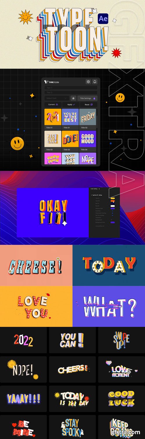 Pixflow - TypeToon 3D Animated Typography Plugin