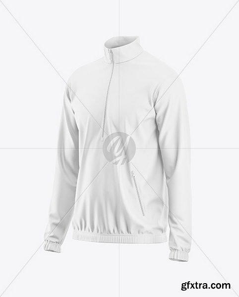 Yellowimages - Men’s Zip Track Jacket Mockup - Half Side View - 121167