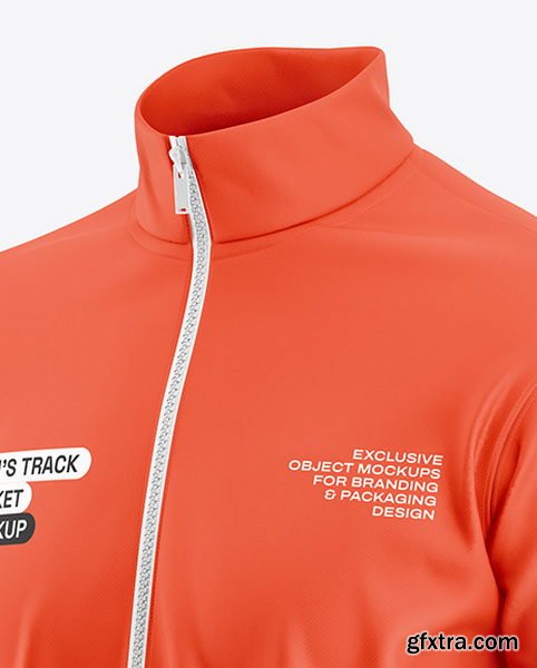 Yellowimages - Men’s Zip Track Jacket Mockup - Half Side View - 121167