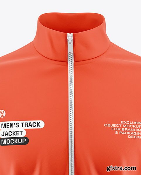Yellowimages - Men’s Zip Track Jacket Mockup - Front View - 121114