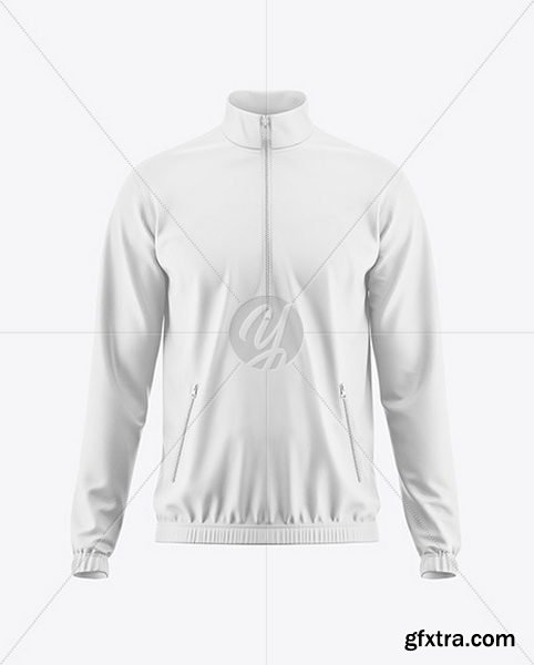 Yellowimages - Men’s Zip Track Jacket Mockup - Front View - 121114