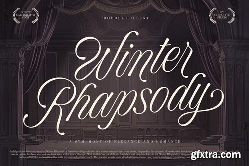 CreativeMarket - Winter Rhapsody - Calligraphy Font