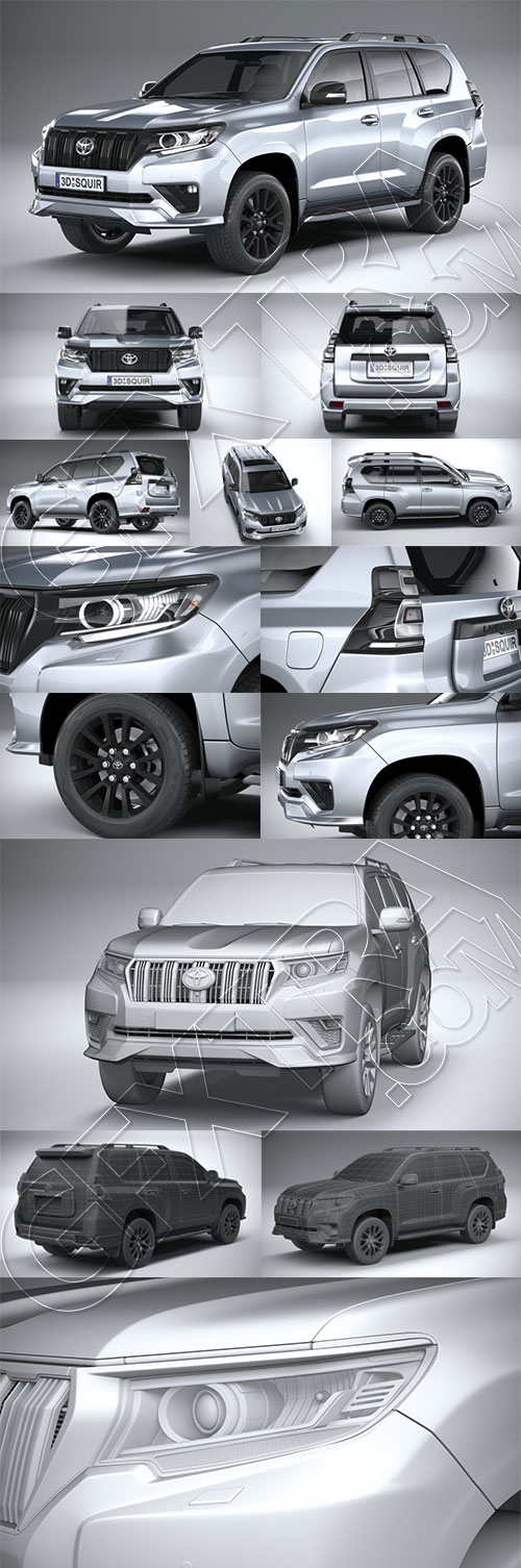 Toyota - Land Crusier Prado 2021 3D Model