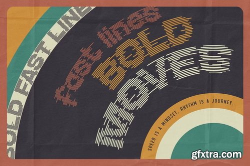 CreativeMarket - Echo Stripes - Variable Font Set