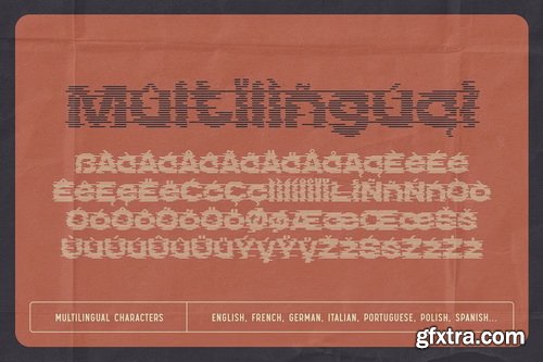 CreativeMarket - Echo Stripes - Variable Font Set