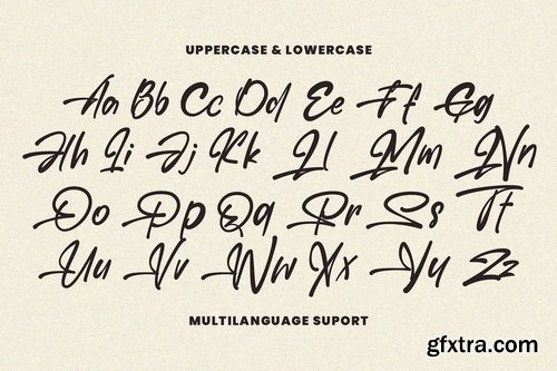 CreativeMarket - Haguro Shiro Signature Handmade Font