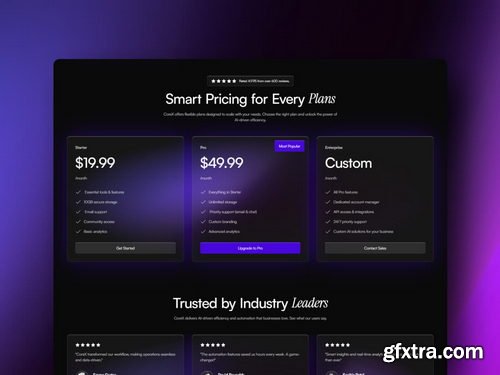 Craftwork Design - CoreX — SaaS & AI Platform Template