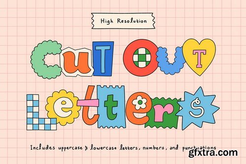 Creativemarket - Ransom Note Cut Out Letter