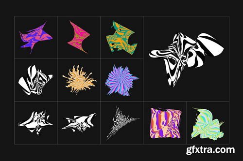 Studio2am - Distorted Abstract Circles & Shapes