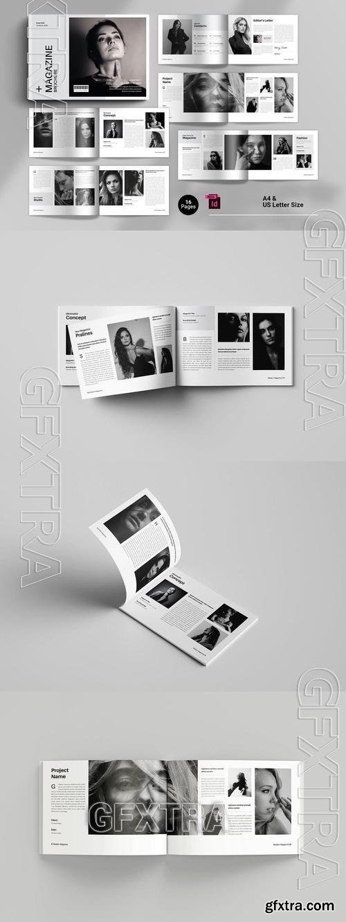 Clean & Modern Magazine Landscape YH76JCQ