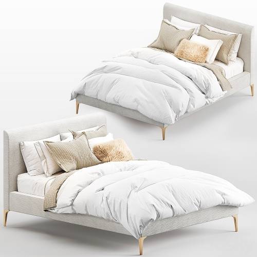 '3dsky Pro - West Elm Andes bed'