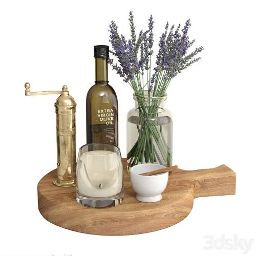 '3dsky Pro - Kitchen Decor Set on Countertops' '3dsky Pro - Kitchen Decor Set on Countertops'
