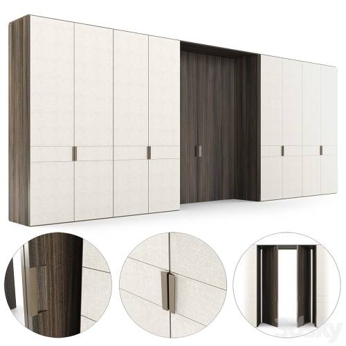 '3dsky Pro - Poliform Pivot Door System and wardrobe 01'