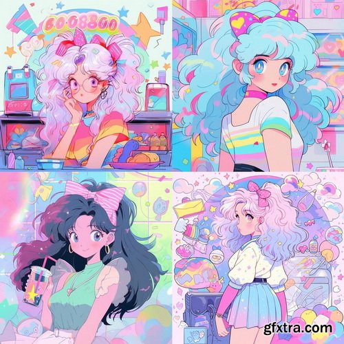 361 Midjourney Prompts for Retro Anime: Vol 2