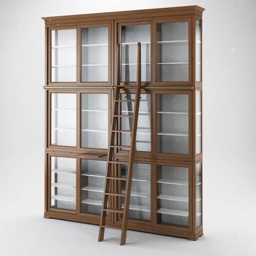 '3dsky Pro - Shelving library MORELATO Biedermeier' '3dsky Pro - Shelving library MORELATO Biedermeier'
