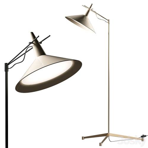 '3dsky Pro - CB2 Paul McCobb Exposior Floor Lamp'