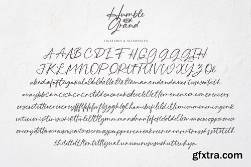 CreativeMarket - Humble & Grand Handwritten Script