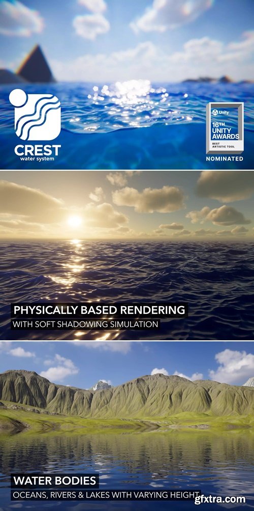 Unity Assetstore - Crest Water 5 (Oceans, Rivers, Lakes)